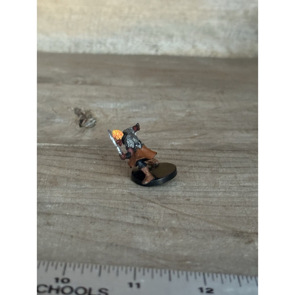 D&D Mini Giants‎ of Legend Fire Genasi Dervish (R) - No Card
